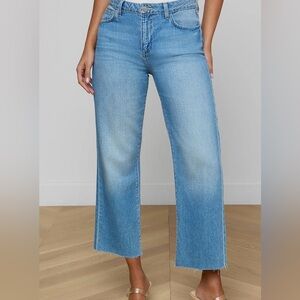 L’Agence Women’s Preowned Wanda Cropped Wide-Leg Jean